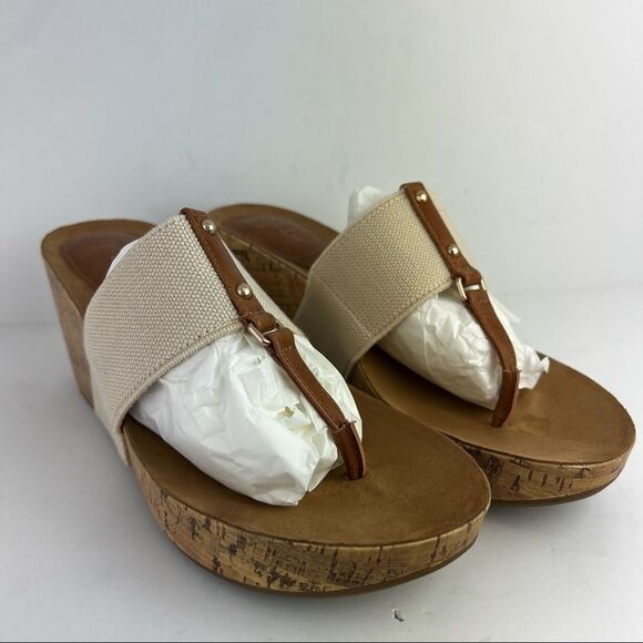 STYLE & CO • Piperr Thong Wedge Sandals - Picture 6 of 11